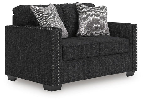 Jasmine Peaks Coal Loveseat from Ashley Furniture - Luna Furniture