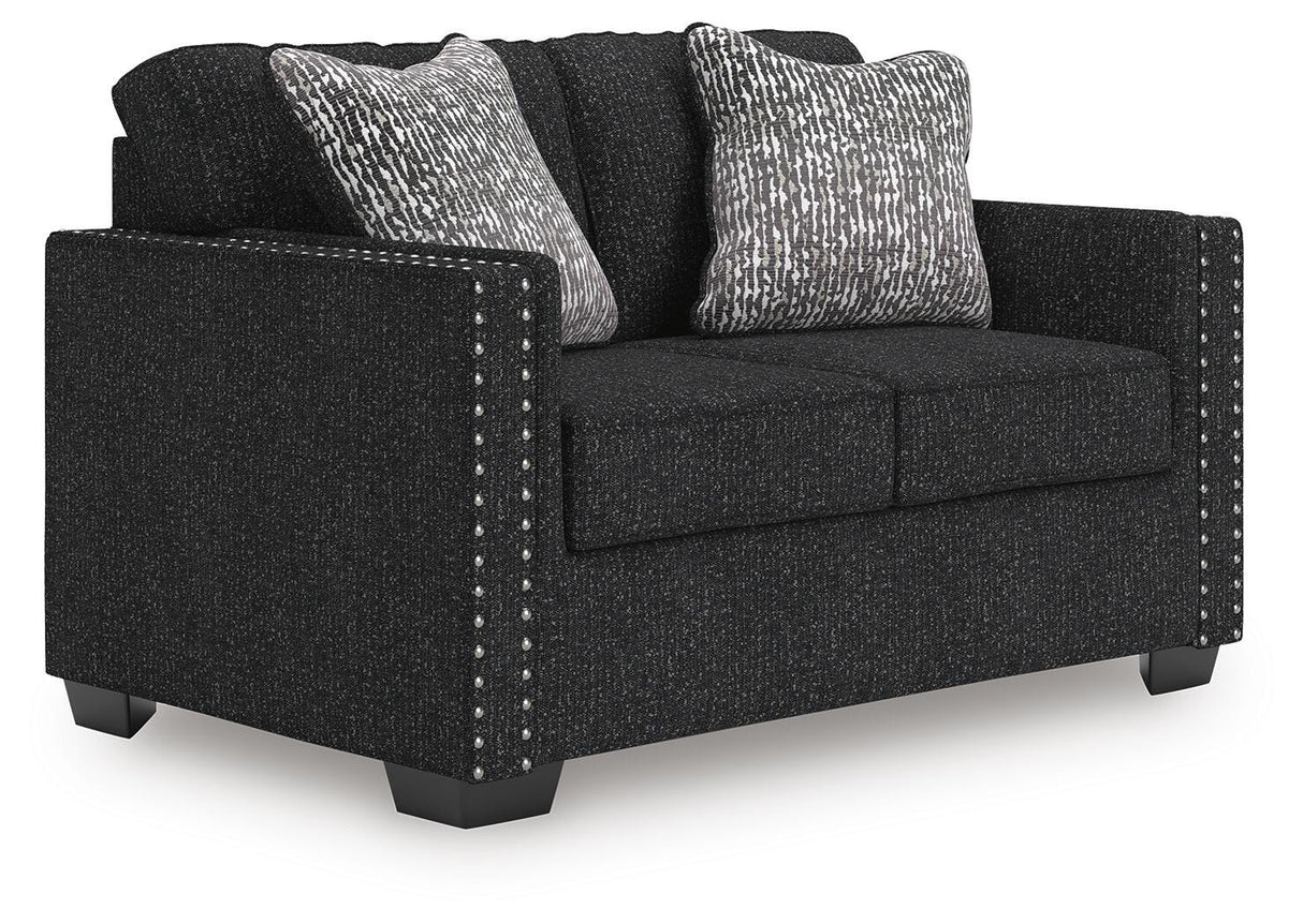 Jasmine Peaks Coal Sofa and Loveseat from Ashley Furniture - Luna Furniture