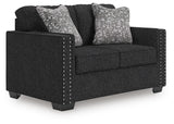 Jasmine Peaks Coal Sofa and Loveseat from Ashley Furniture - Luna Furniture
