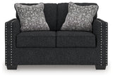 Jasmine Peaks Coal Sofa and Loveseat from Ashley Furniture - Luna Furniture