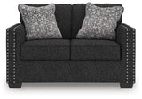 Jasmine Peaks Coal Sofa and Loveseat from Ashley Furniture - Luna Furniture
