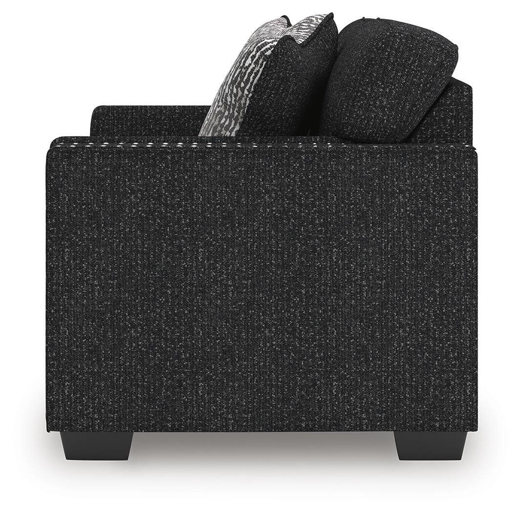 Jasmine Peaks Coal Sofa and Loveseat from Ashley Furniture - Luna Furniture