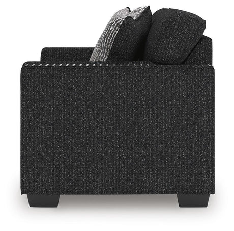 Jasmine Peaks Coal Sofa and Loveseat from Ashley Furniture - Luna Furniture