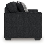 Jasmine Peaks Coal Sofa and Loveseat from Ashley Furniture - Luna Furniture