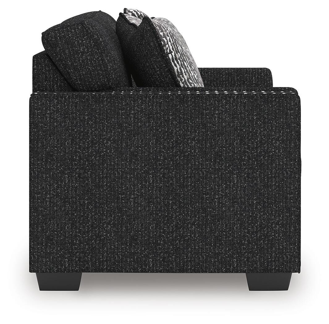 Jasmine Peaks Coal Sofa and Loveseat from Ashley Furniture - Luna Furniture