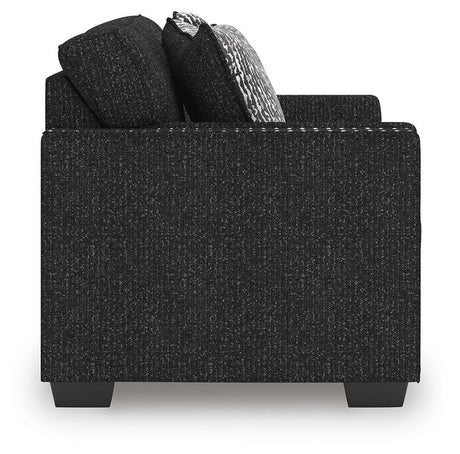 Jasmine Peaks Coal Loveseat from Ashley Furniture - Luna Furniture