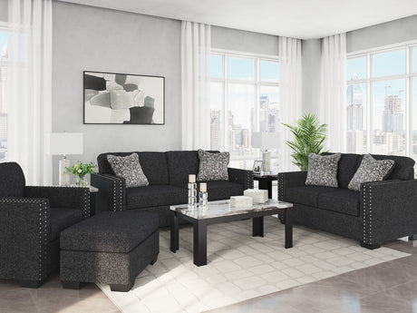 Jasmine Peaks Coal Living Room Set from Ashley - Luna Furniture