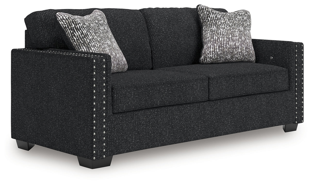 Jasmine Peaks Coal Sofa and Loveseat from Ashley Furniture - Luna Furniture