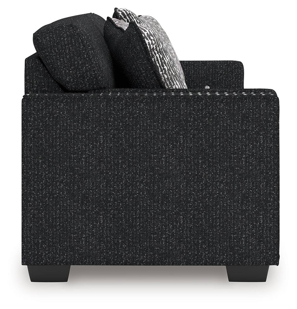Jasmine Peaks Coal Sofa and Loveseat from Ashley Furniture - Luna Furniture