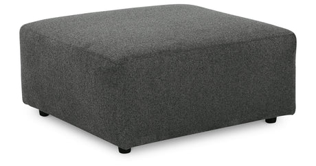 Edenfield Charcoal 3-Piece Sectional with Ottoman from Ashley Furniture - Luna Furniture