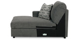 Edenfield Charcoal Left-Arm Facing Corner Chaise from Ashley Furniture - Luna Furniture