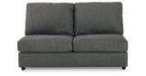 Edenfield Charcoal 3-Piece Sectional with Ottoman from Ashley Furniture - Luna Furniture