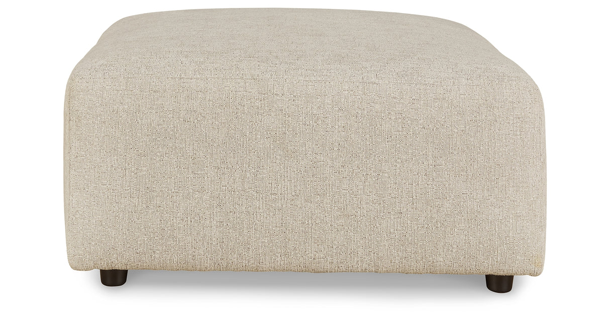 Edenfield Linen 3-Piece Sectional with Ottoman from Ashley Furniture - Luna Furniture