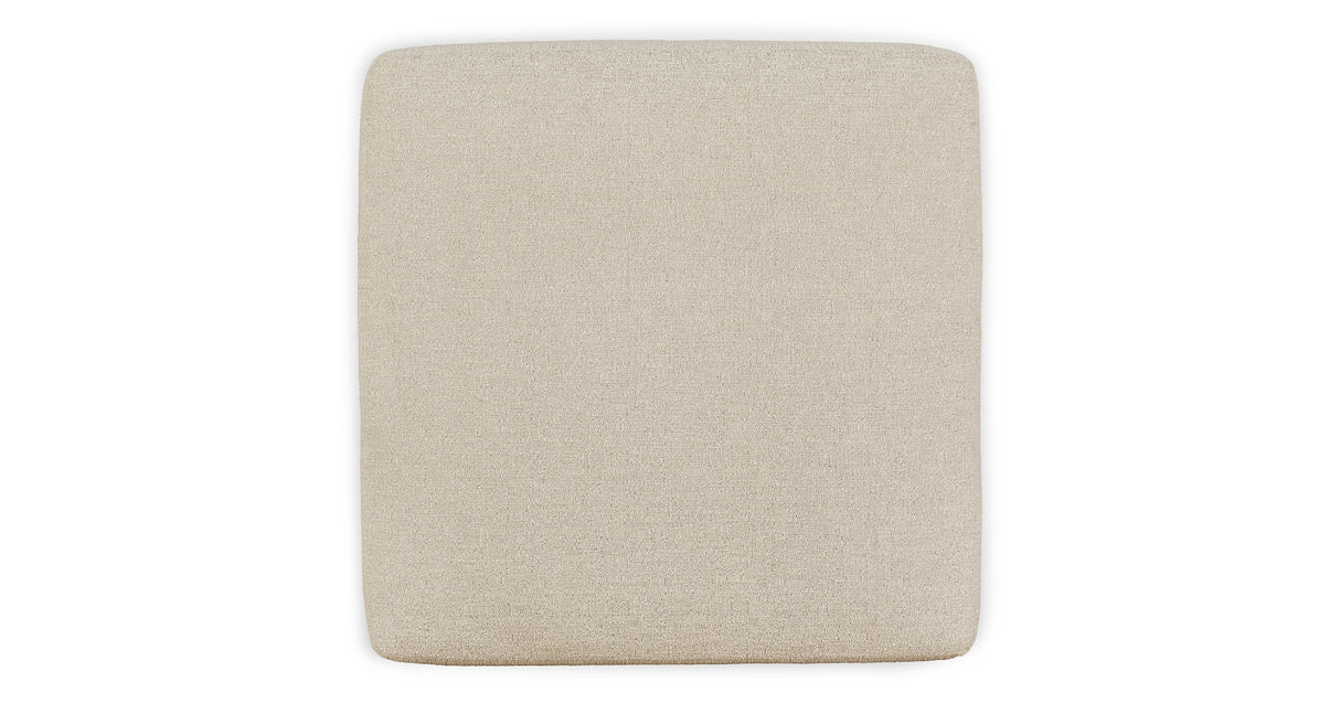 Edenfield Linen 3-Piece Sectional with Ottoman from Ashley Furniture - Luna Furniture