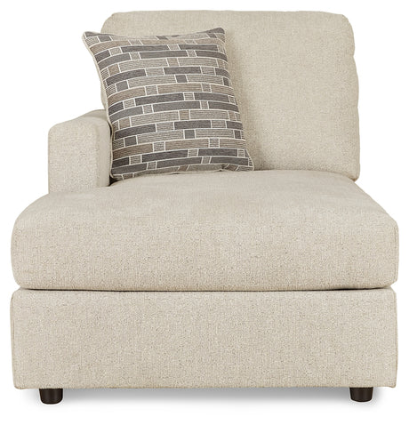 Edenfield Linen Left-Arm Facing Corner Chaise from Ashley Furniture - Luna Furniture