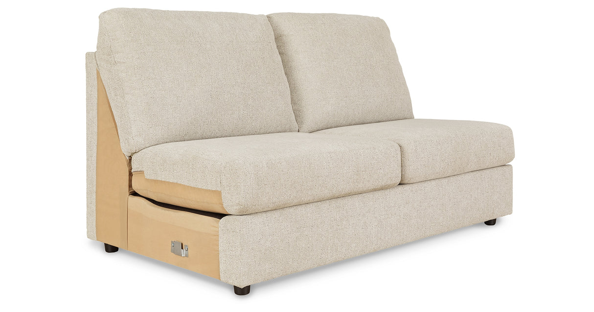 Edenfield Linen Armless Loveseat from Ashley - Luna Furniture