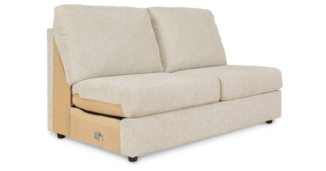 Edenfield Linen Armless Loveseat from Ashley Furniture - Luna Furniture