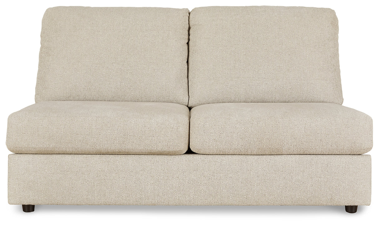 Edenfield Linen Armless Loveseat from Ashley - Luna Furniture