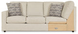 Edenfield Linen Left-Arm Facing Sofa with Corner Wedge from Ashley Furniture - Luna Furniture