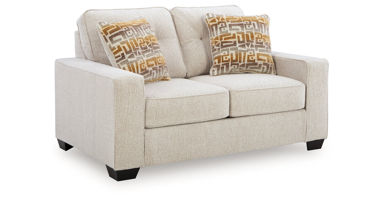 Larimer Stone Loveseat from Ashley - Luna Furniture