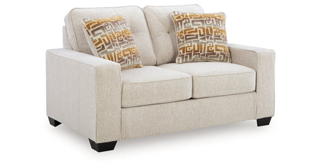 Larimer Stone Loveseat from Ashley - Luna Furniture
