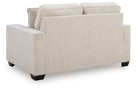 Larimer Stone Loveseat from Ashley - Luna Furniture