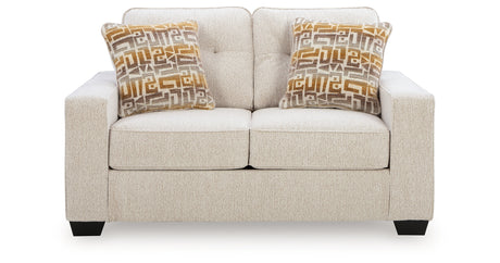 Larimer Stone Loveseat from Ashley - Luna Furniture