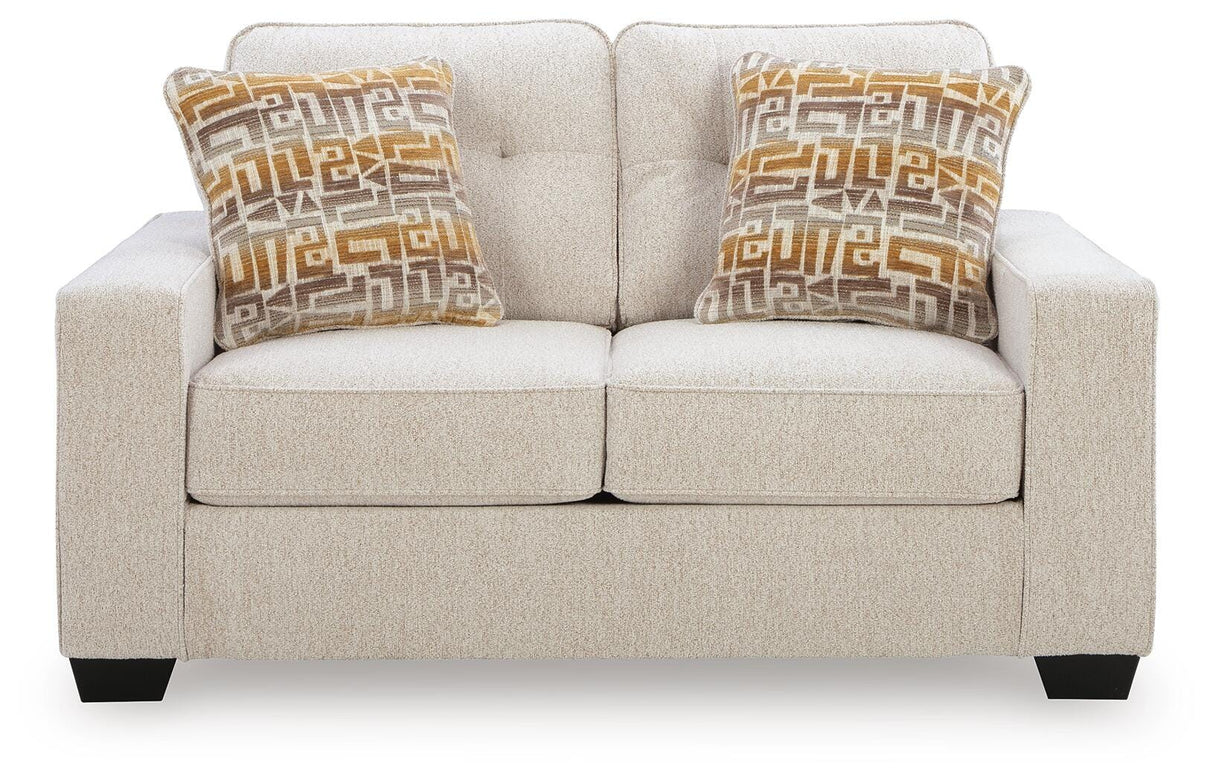 Larimer Stone Loveseat from Ashley - Luna Furniture