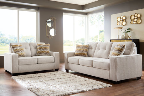 Larimer Stone Sofa and Loveseat from Ashley - Luna Furniture