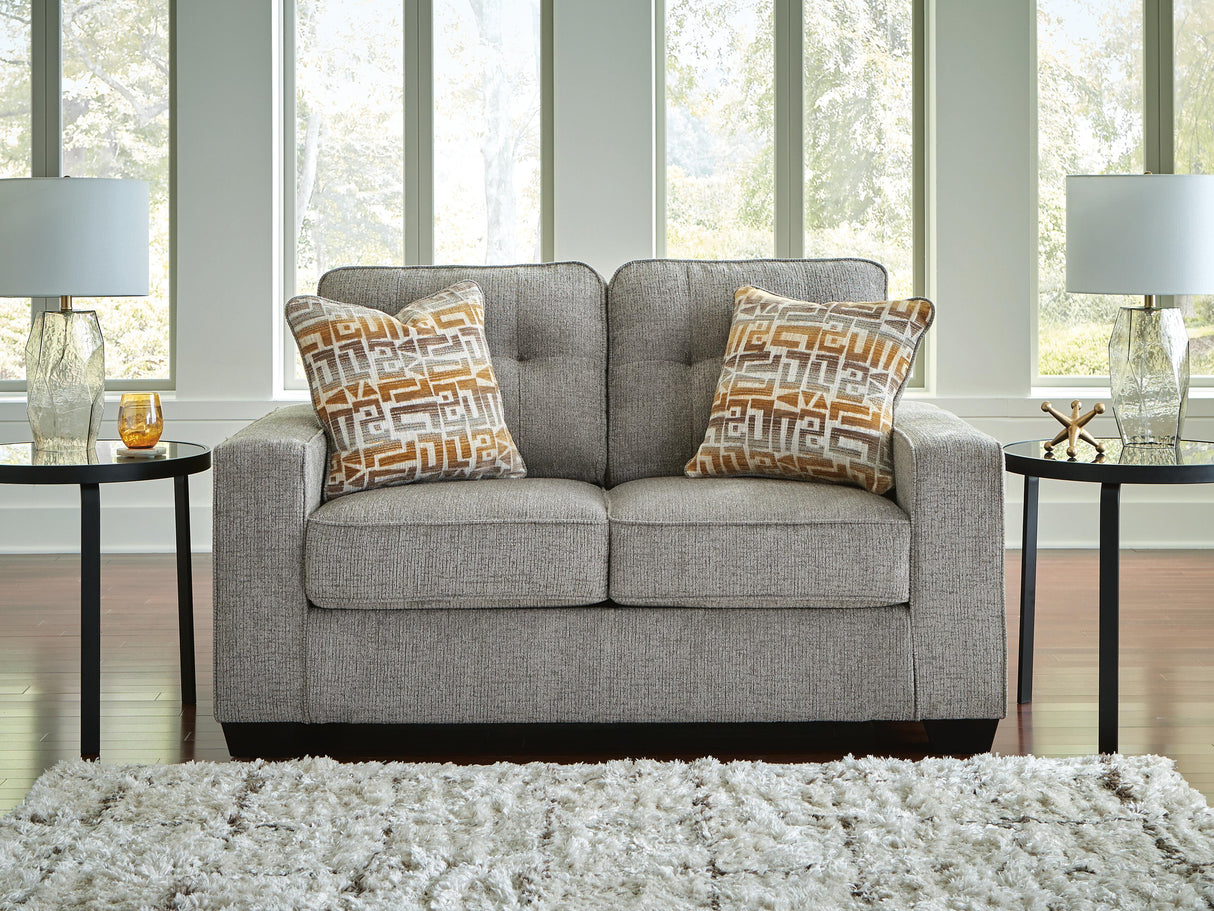 Larimer Iron Loveseat from Ashley Furniture - Luna Furniture