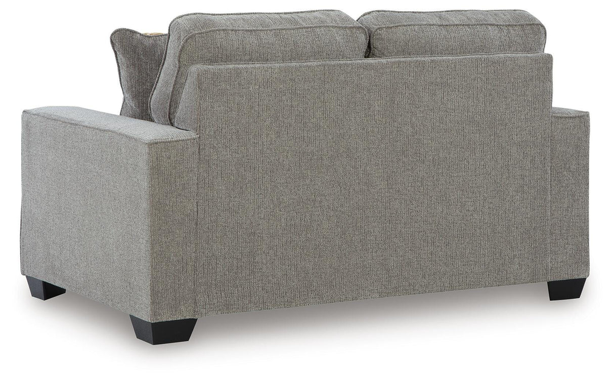 Larimer Iron Loveseat from Ashley Furniture - Luna Furniture