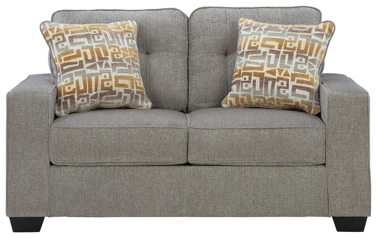 Larimer Iron Loveseat from Ashley Furniture - Luna Furniture