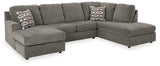 O'Phannon Putty 2-Piece RAF Chaise Sectional from Ashley Furniture - Luna Furniture