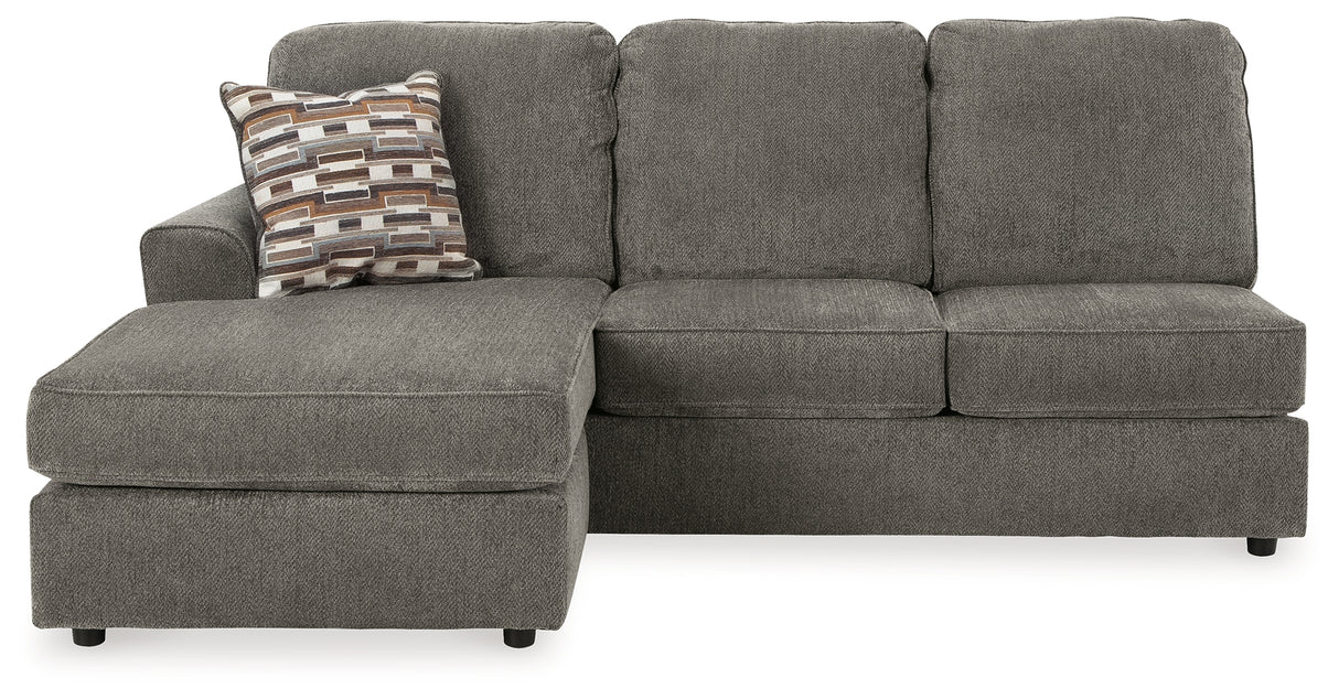 O'Phannon Putty 2-Piece Sectional with Ottoman from Ashley Furniture - Luna Furniture