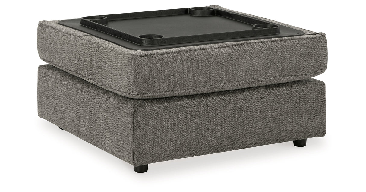 O'Phannon Putty 2-Piece Sectional with Ottoman from Ashley Furniture - Luna Furniture