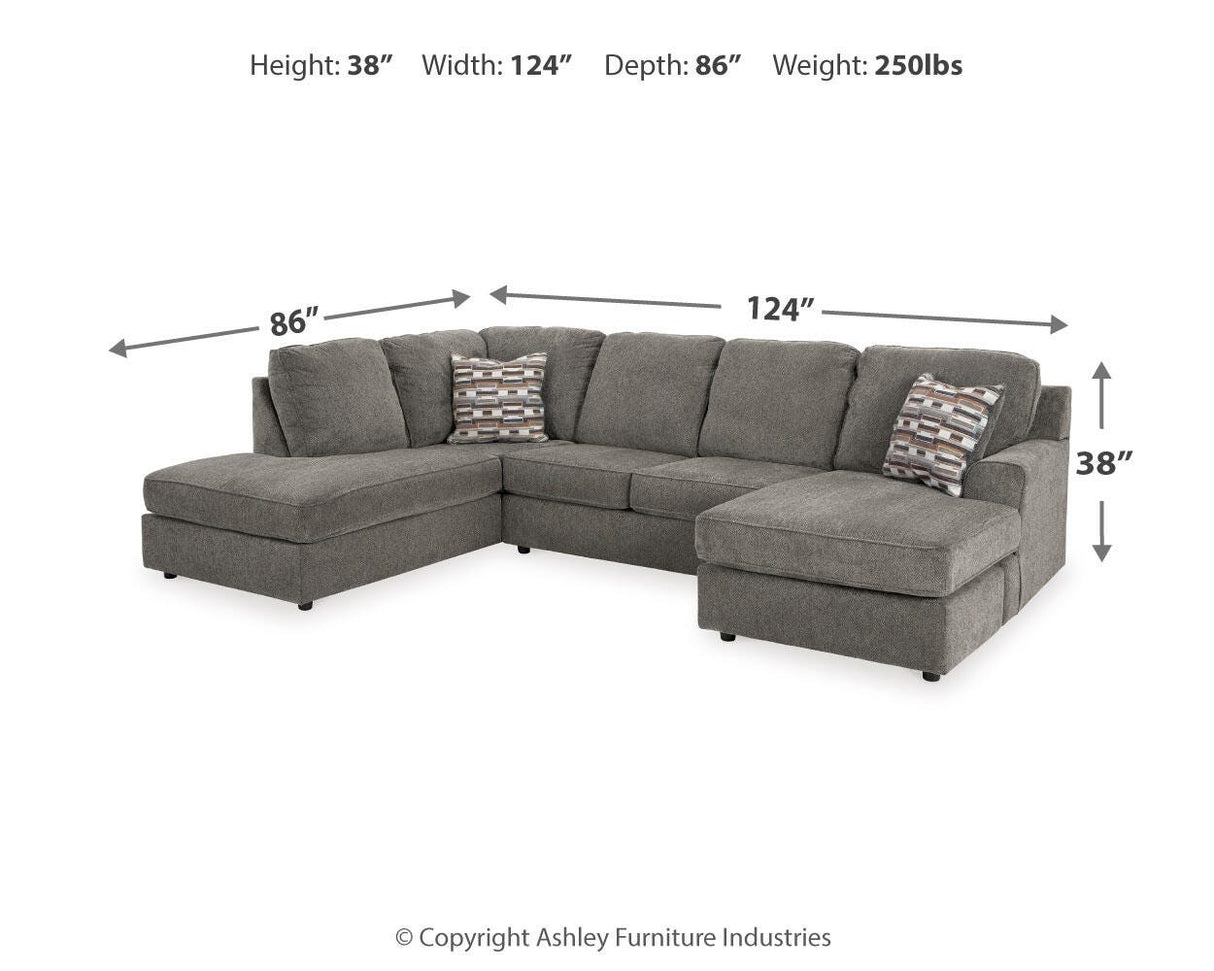 O'Phannon Putty 2-Piece LAF Chaise Sectional from Ashley - Luna Furniture