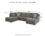 O'Phannon Putty 2-Piece LAF Chaise Sectional from Ashley - Luna Furniture