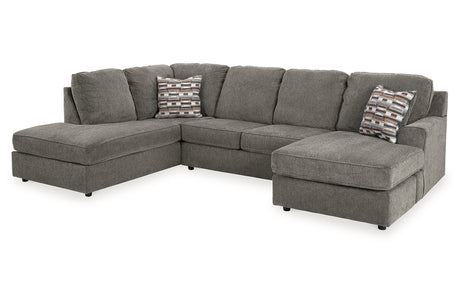 O'Phannon 2-Piece Sectional and Ottoman from Ashley - Luna Furniture