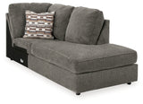 O'Phannon Putty 2-Piece Sectional with Ottoman from Ashley Furniture - Luna Furniture