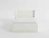 Carmel Beige Eastern King Upholstered Platform Bed from Homelegance - Luna Furniture