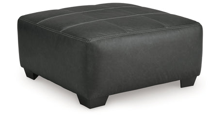Brixley Pier Graphite Oversized Accent Ottoman from Ashley - Luna Furniture