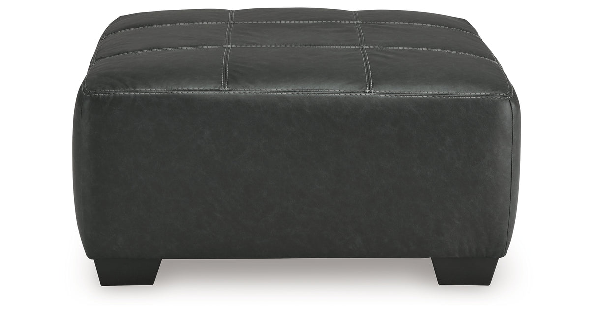 Brixley Pier Graphite Oversized Accent Ottoman from Ashley - Luna Furniture