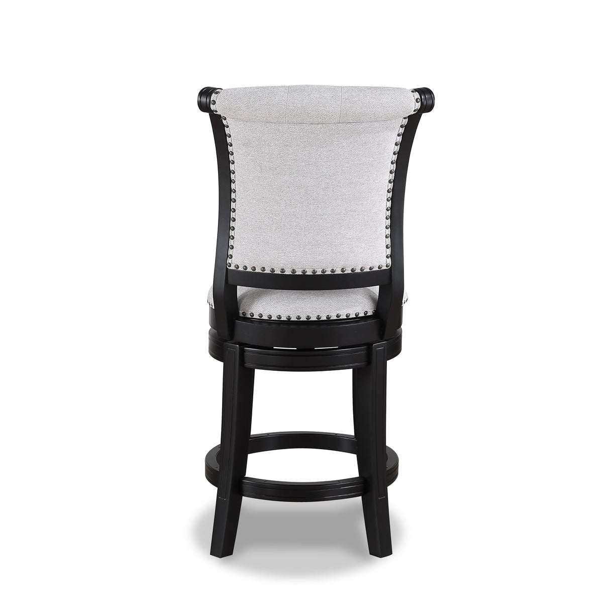 Granville Dove/Black Swivel Pub Stool, Set of 2 from Crown Mark - Luna Furniture