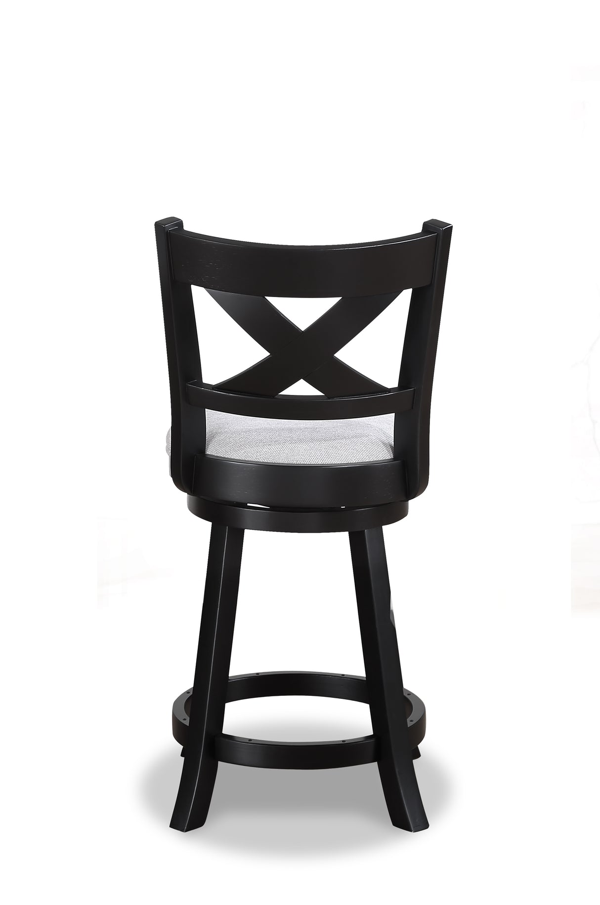 Kipper Dove/Black Swivel Pub Stool, Set of 2 from Crown Mark - Luna Furniture
