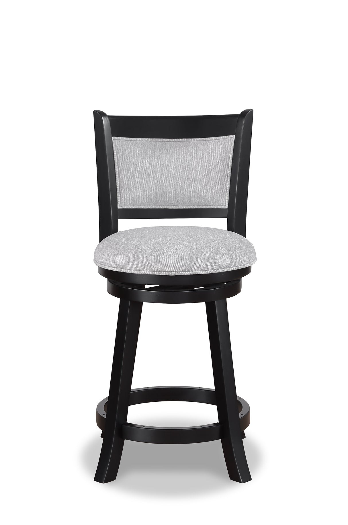 Cecil Dove/Black Swivel Pub Stool, Set of 2 from Crown Mark - Luna Furniture