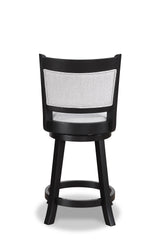 Cecil Dove/Black Swivel Pub Stool, Set of 2 from Crown Mark - Luna Furniture