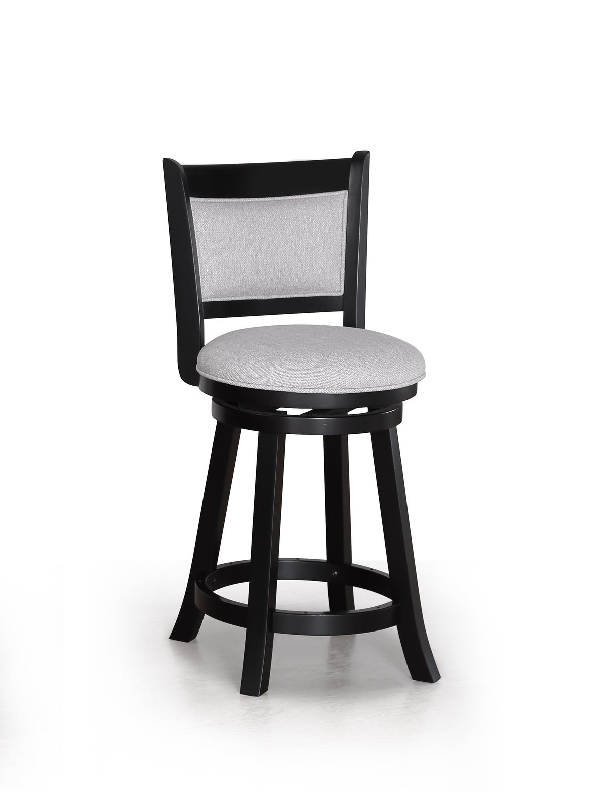 Cecil Dove/Black Swivel Pub Stool, Set of 2 from Crown Mark - Luna Furniture