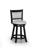 Cecil Dove/Black Swivel Pub Stool, Set of 2 from Crown Mark - Luna Furniture
