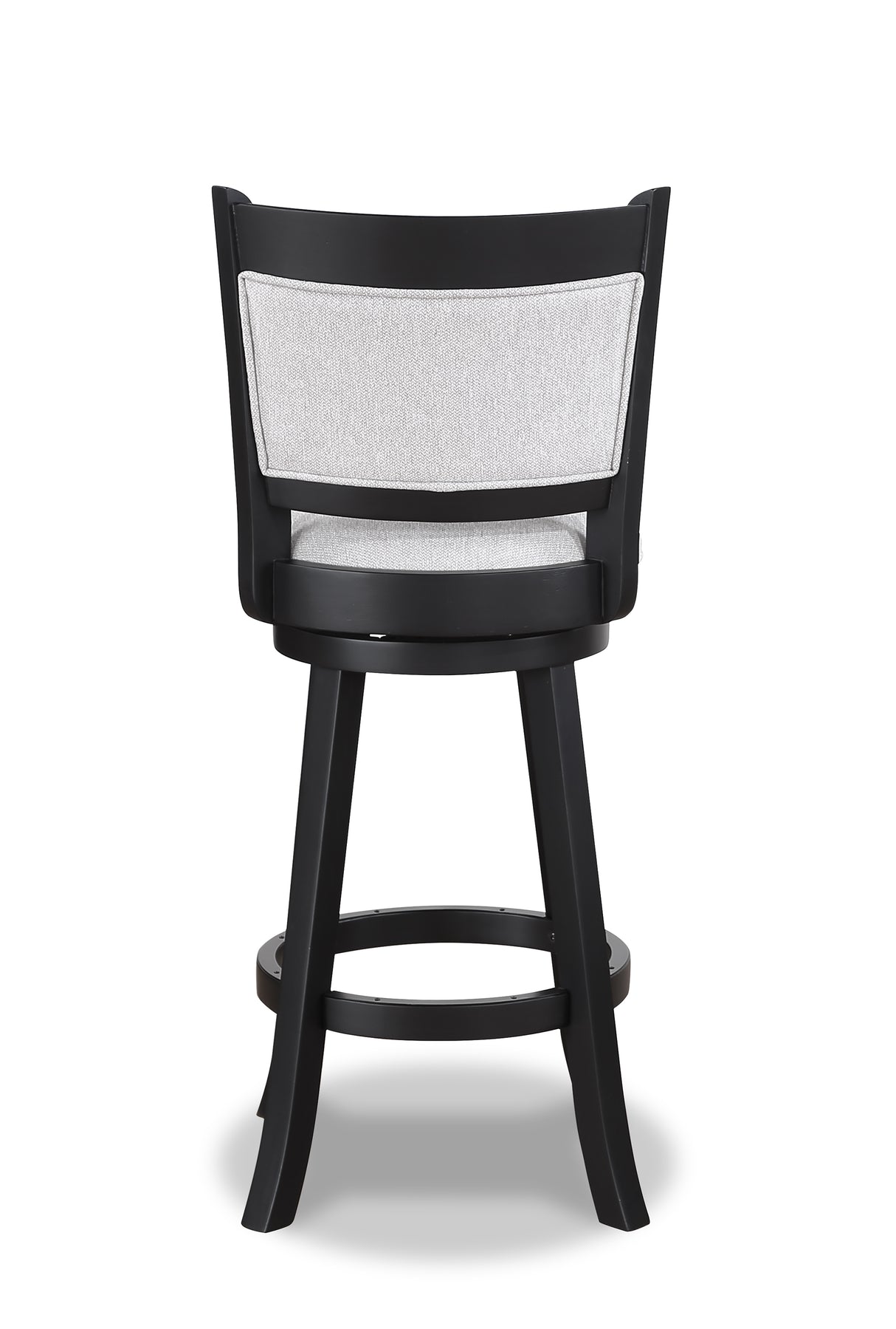 Cecil Dove/Black Swivel Bar Stool, Set of 2 from Crown Mark - Luna Furniture