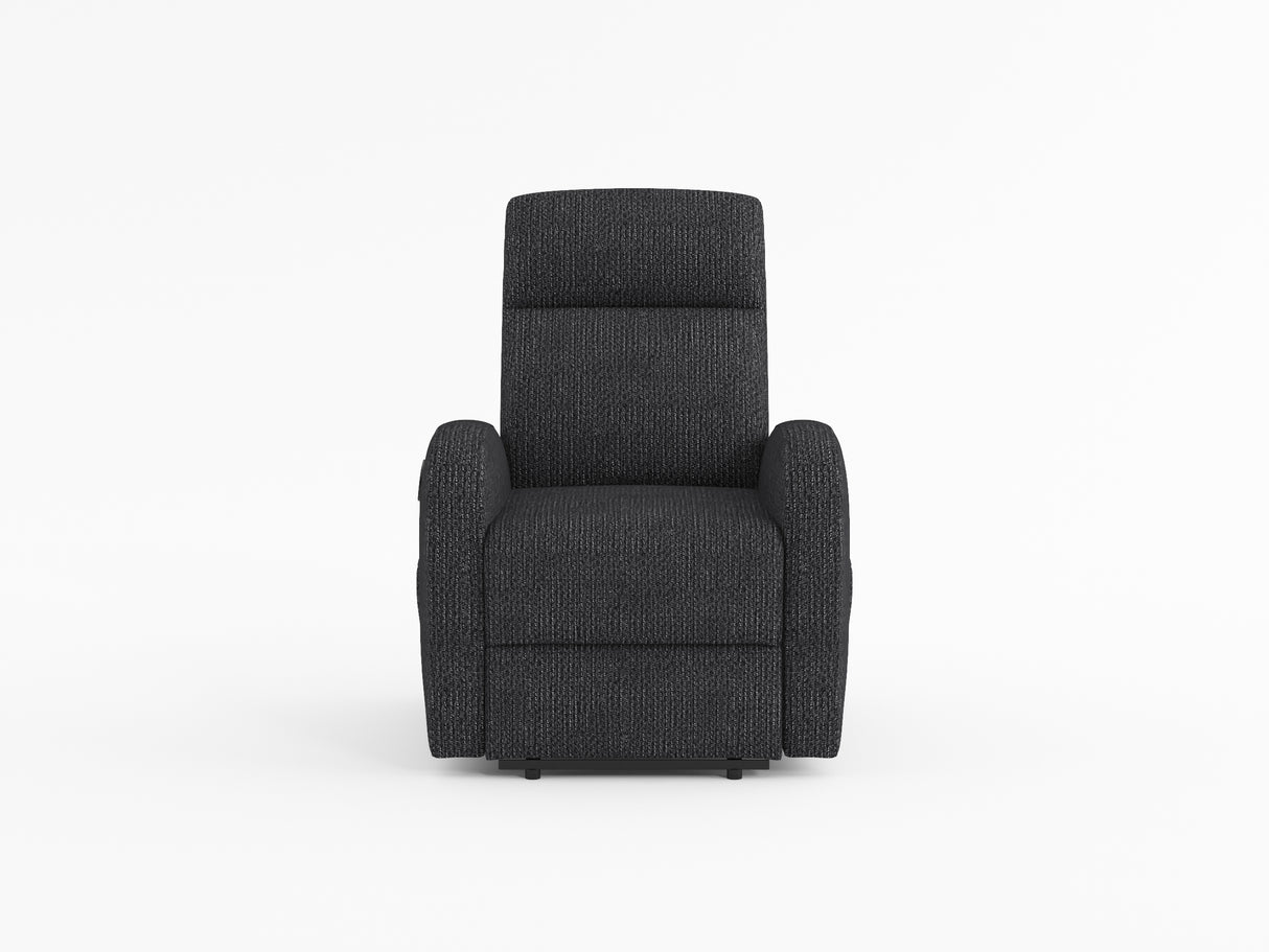 Allen Dark Gray Reclining Chair from Homelegance - Luna Furniture
